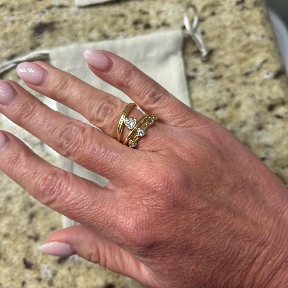 Kendra Scott Gold Rings Set
